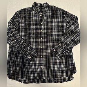 Madewell Flannel Plaid Button Down